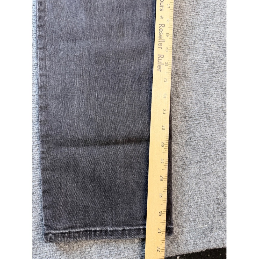 Levis 541 Athletic Taper Jeans Mens 36x34 Faded Black Grey Denim Workwear Pants - Picture 7 of 8